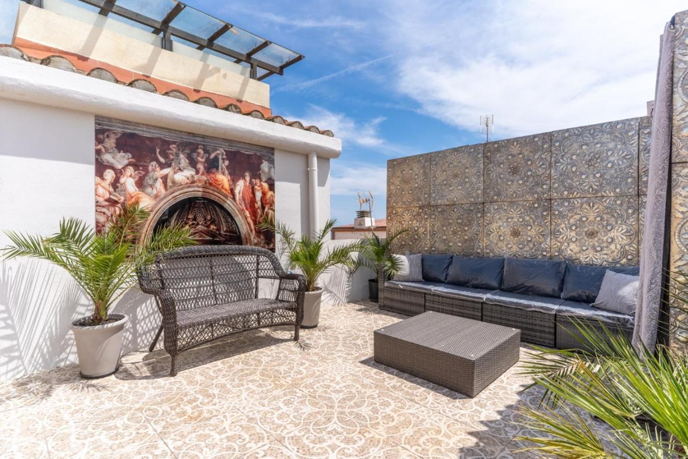 Aparthotel El Petit Palauet à Canet De Mar Extérieur photo